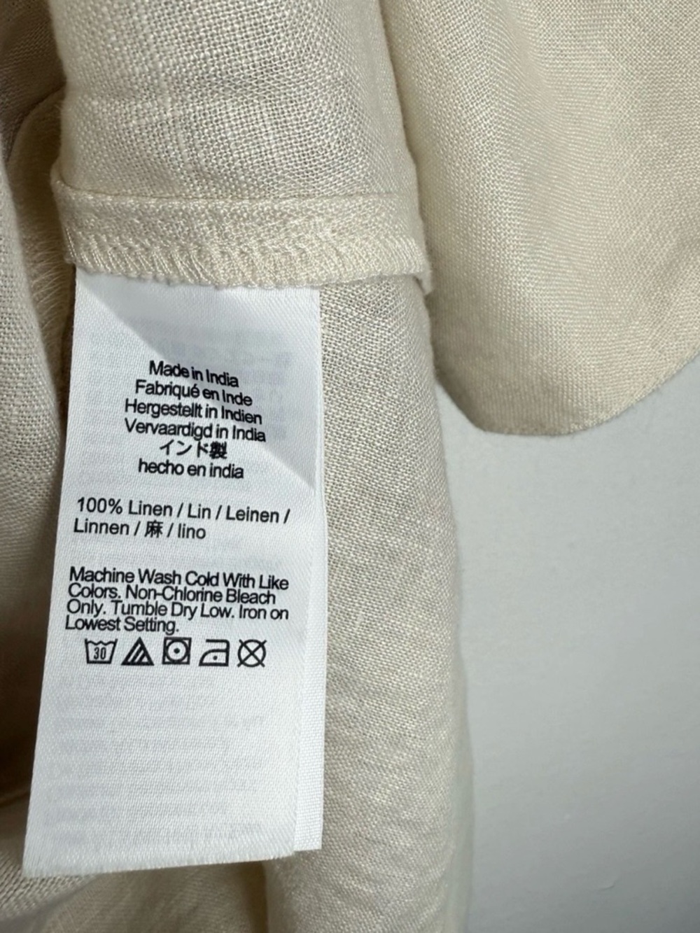 J.Crew 100% Linen Button-Up Midi Dress with Tie Waist Size XL New - Picture 8 of 10